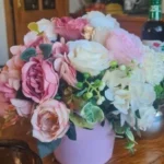 Luxurious Autumn White Silk Roses Bouquet for Timeless Elegance photo review