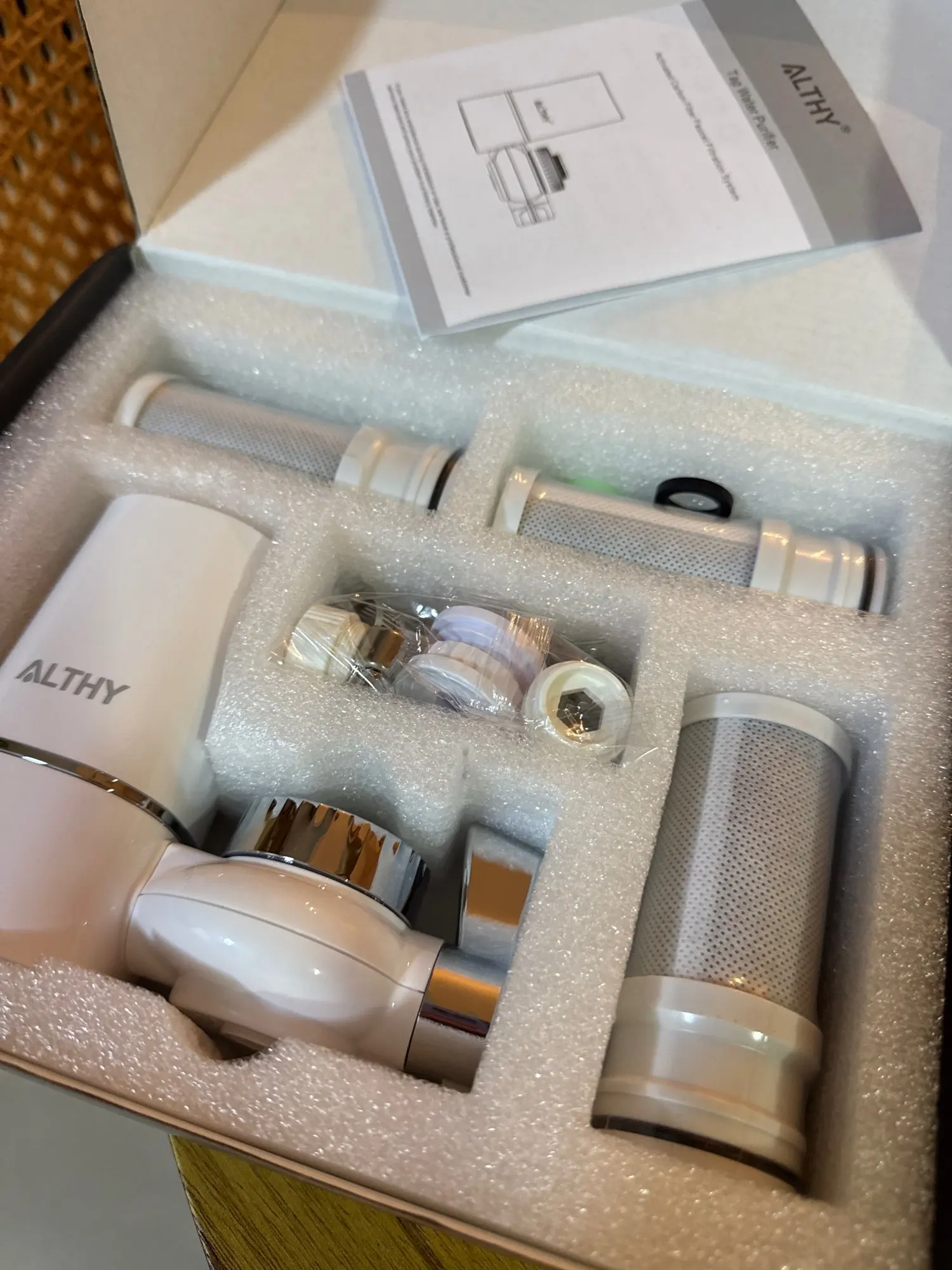 ALTHY Faucet Tap Water Filter Purifier System, Reduces Lead, Chlorine & Bad Taste NSF Certified 320-Gallon Kitchen photo review