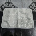 Luxurious Microfiber Pebble Mat for Stylish Home Comfort photo review
