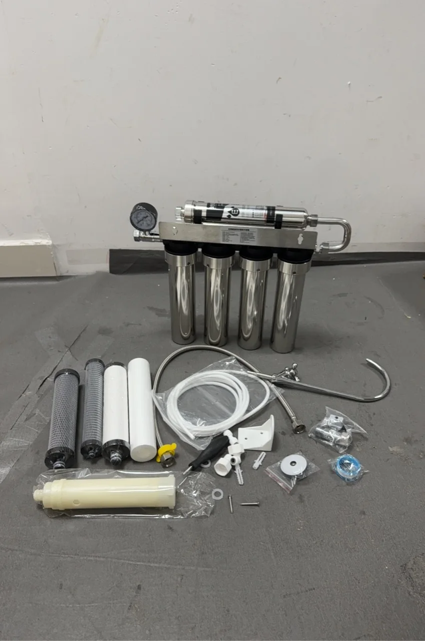 Kitchen Water Filter Drinking Water Ultrafiltration Water Purifier Reverse osmosis Stainless Steel Tap Water Filter Direct Drink photo review