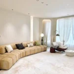 Modern Irregular Geometric Rug: Soft, Washable Living Room Style photo review