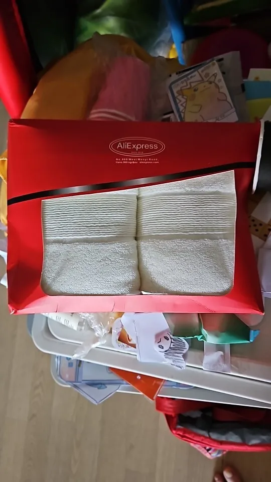 Ultra-Soft Cotton Face Towels - Quick-Dry & Non-Shedding Duo photo review