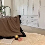 Light Luxury Striped Living Room Rug - Soft Washable Polyester photo review