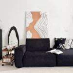 Light Luxury Striped Living Room Rug - Soft Washable Polyester photo review