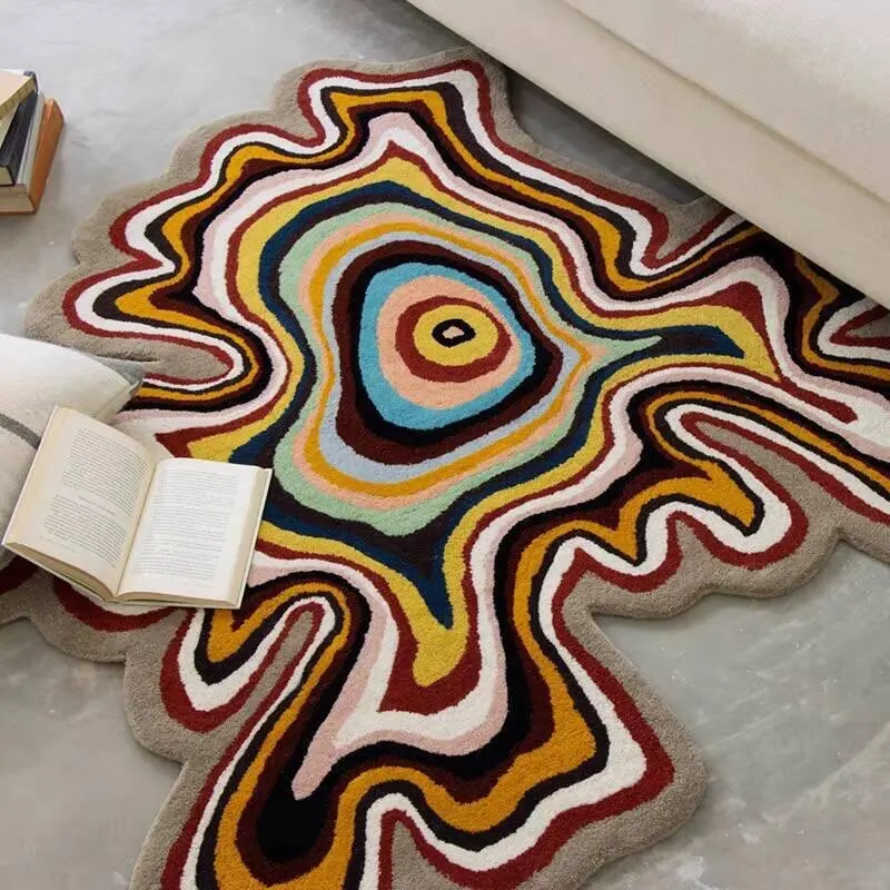 Modern Luxury Washable Carpet Rug for Living Room & Bedroom photo review