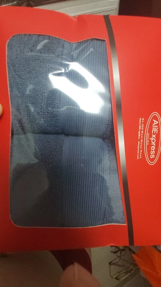 Ultra-Soft Cotton Face Towels - Quick-Dry & Non-Shedding Duo photo review