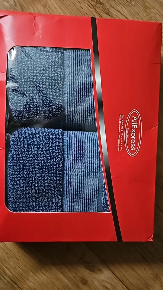 Ultra-Soft Cotton Face Towels - Quick-Dry & Non-Shedding Duo photo review