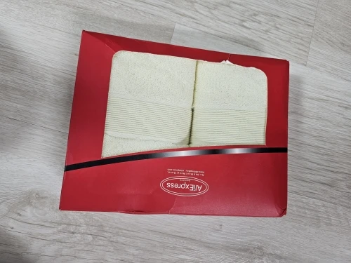 Ultra-Soft Cotton Face Towels - Quick-Dry & Non-Shedding Duo photo review