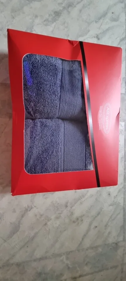 Ultra-Soft Cotton Face Towels - Quick-Dry & Non-Shedding Duo photo review