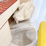 Modern Round Rug: Plush Comfort, Anti-Slip & Easy Care! photo review