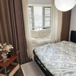 Soft Fluffy Bedside Mat – Minimalist Striped Serene Comfort photo review