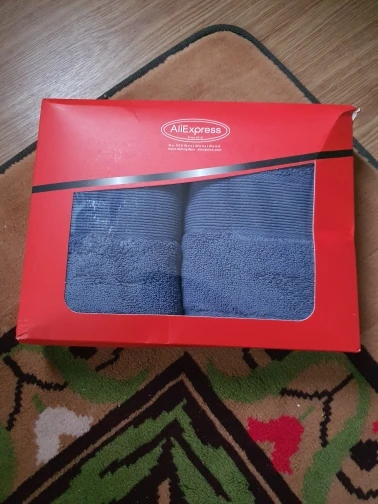 Ultra-Soft Cotton Face Towels - Quick-Dry & Non-Shedding Duo photo review