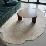 Light Luxury Striped Living Room Rug - Soft Washable Polyester photo review