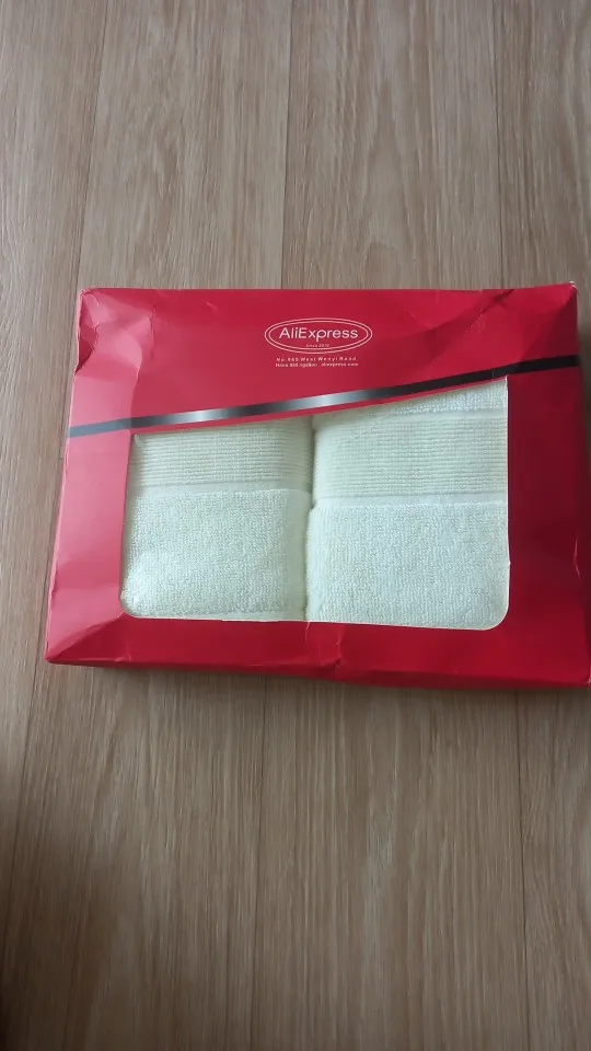 Ultra-Soft Cotton Face Towels - Quick-Dry & Non-Shedding Duo photo review