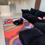 Fluffy Modern Polyester Rug: Custom, Non-Slip, Safe & Washable! photo review