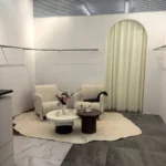 Light Luxury Striped Living Room Rug - Soft Washable Polyester photo review