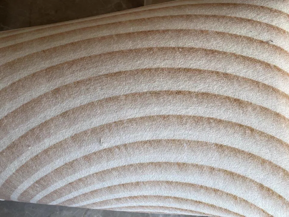 Indulge in Plush Comfort! Modern Round Striped Living Room Rug photo review