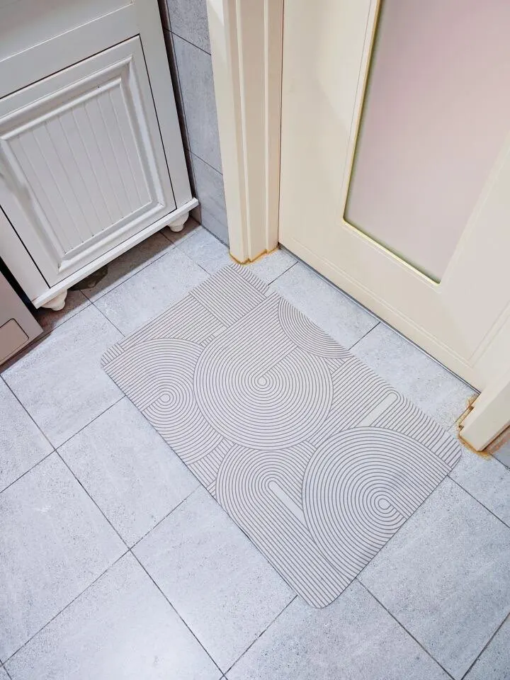 Luxurious Diatom Mud Bath Mat - Quick-Dry Non-Slip Rug photo review