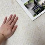 Light Luxury Striped Living Room Rug - Soft Washable Polyester photo review