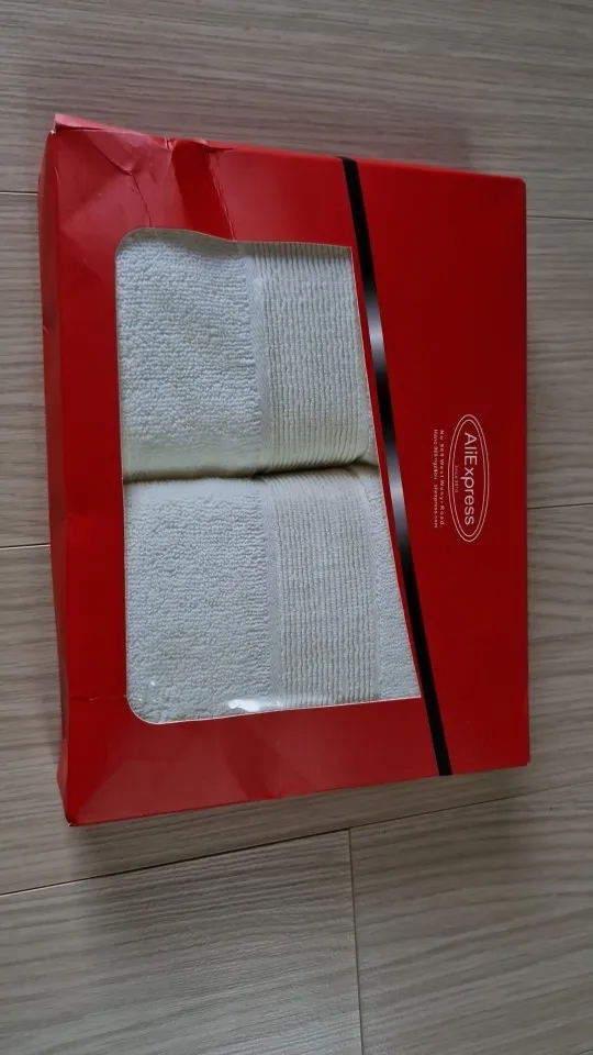 Ultra-Soft Cotton Face Towels - Quick-Dry & Non-Shedding Duo photo review