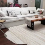 Modern Irregular Geometric Rug: Soft, Washable Living Room Style photo review