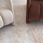 Light Luxury Striped Living Room Rug - Soft Washable Polyester photo review