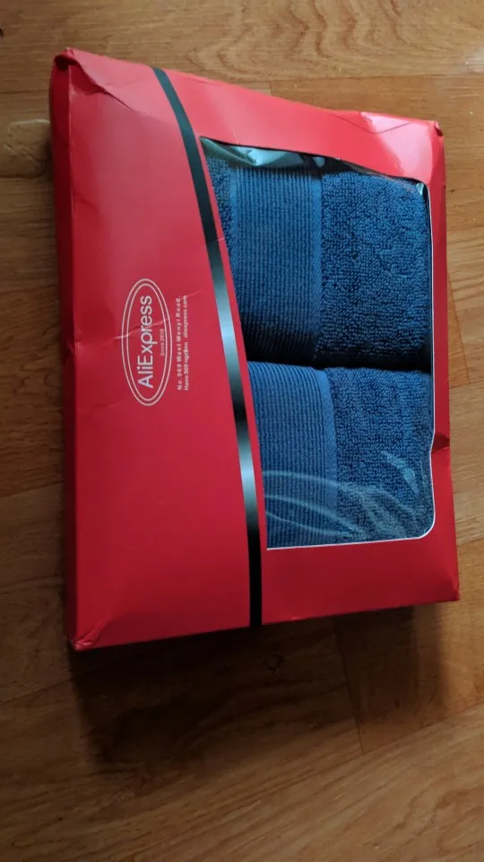 Ultra-Soft Cotton Face Towels - Quick-Dry & Non-Shedding Duo photo review