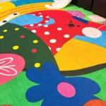 Fluffy Modern Polyester Rug: Custom, Non-Slip, Safe & Washable! photo review