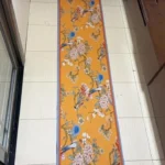 Chinese Style Landscape Kitchen Carpet Flower and Bird Pattern PVC Rug Retro Ethnic Style Non-slip Foot Mat Waterproof Floor Mat photo review