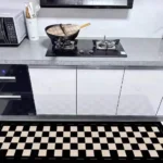 Kitchen Floor Mat Pvc Leather Non-slip Foot Mats Waterproof Oil-proof Home Decoration Flower Rug 주방바닥매트 Tappeto Cucina 주방매트 Pvc photo review