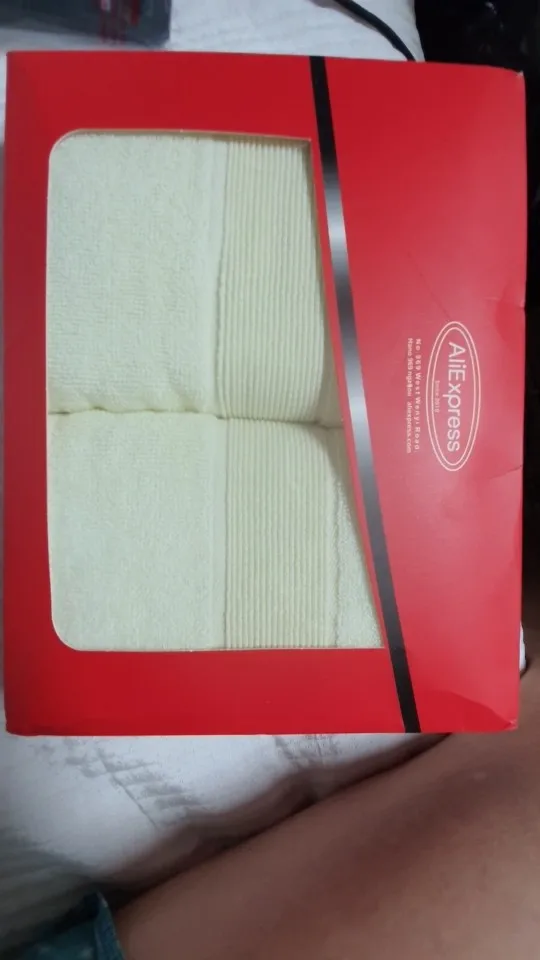 Ultra-Soft Cotton Face Towels - Quick-Dry & Non-Shedding Duo photo review