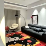 Fluffy Modern Polyester Rug: Custom, Non-Slip, Safe & Washable! photo review