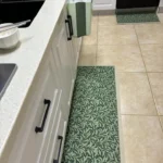 Kitchen Floor Mat Leather Pvc Carpet Waterproof Oil-proof Foot Mats Home Decoration Flower Floral Rug Кухонный Ковер 주방바닥매트 photo review