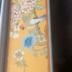 Chinese Style Landscape Kitchen Carpet Flower and Bird Pattern PVC Rug Retro Ethnic Style Non-slip Foot Mat Waterproof Floor Mat photo review