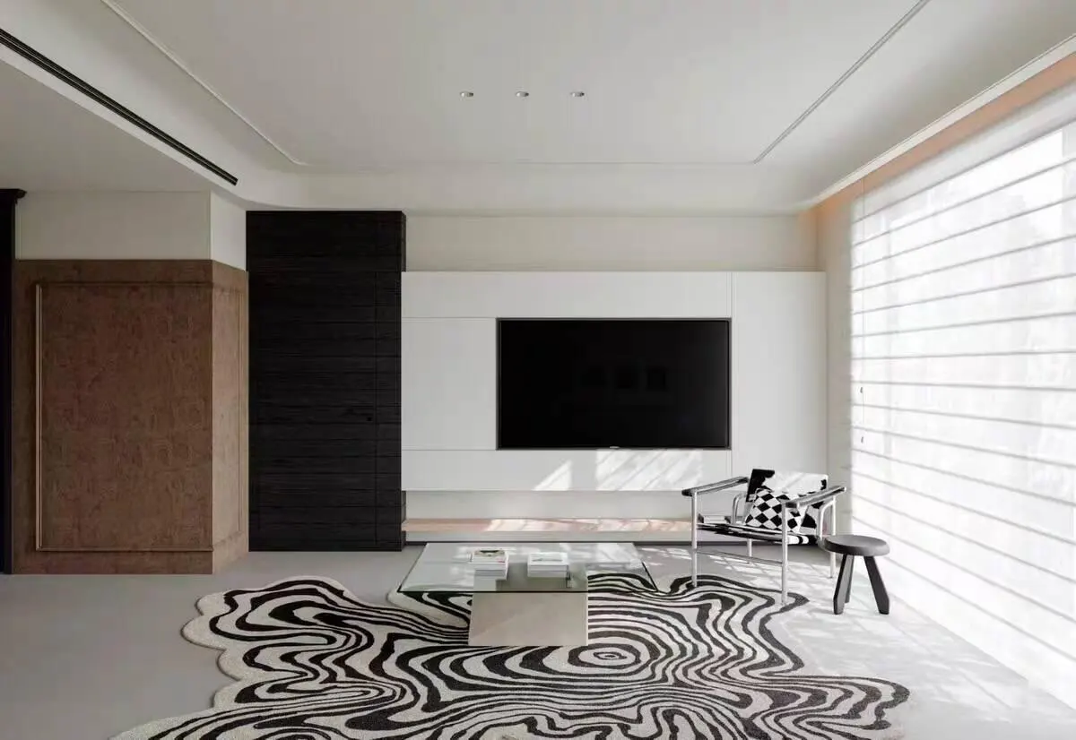 Modern Luxury Washable Carpet Rug for Living Room & Bedroom photo review