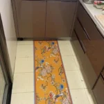 Chinese Style Landscape Kitchen Carpet Flower and Bird Pattern PVC Rug Retro Ethnic Style Non-slip Foot Mat Waterproof Floor Mat photo review
