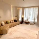 Modern Irregular Geometric Rug: Soft, Washable Living Room Style photo review