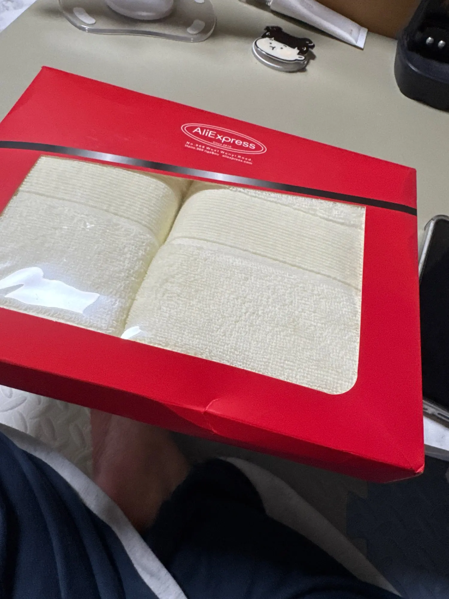 Ultra-Soft Cotton Face Towels - Quick-Dry & Non-Shedding Duo photo review