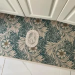 Kitchen Floor Mat Leather Pvc Carpet Waterproof Oil-proof Foot Mats Home Decoration Flower Floral Rug Кухонный Ковер 주방바닥매트 photo review