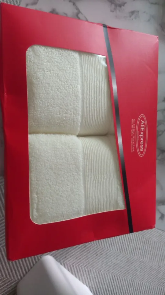Ultra-Soft Cotton Face Towels - Quick-Dry & Non-Shedding Duo photo review