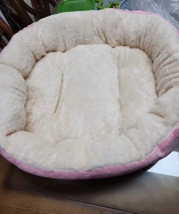 Cozy Coral Fleece Dog Beds for Ultimate Pet Comfort photo review