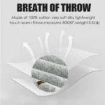 Soft Cartoon Baby Blanket Swaddle - Unisex Comfort Wrap - Image 2