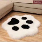 Cozy Bear Paw Artificial Wool Carpet - Anti-Slip Comfort for All Spaces - Image 4