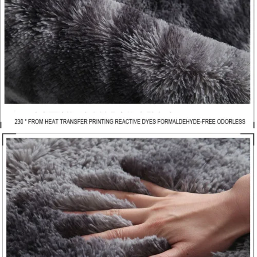 Plush carpet living room Decoration Children bedroom carpet Fluffy Mat for hallway Non-slip Hair Rugs Bedside designs room Mat
