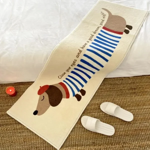 VIKAMA Cartoon Waterproof Non-Slip Area Rug for Home Comfort