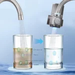 A01M Faucet Water Filter, LED Display Water Purifier to Reduce Lead, Chlorine & Heavy Metals, Sink Water Filter - Image 4