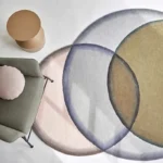 Modern Geometric Carpet: Versatile, Washable Home Style! - Image 3