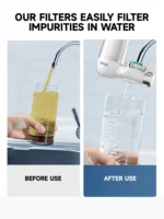 Faucet water purifier ceramic filter filter household washable pre filter kitchen tap water 6-fold precision purifier - Image 4