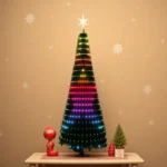 RGB Christmas Tree Star Lights with Remote Control Magic - Image 2