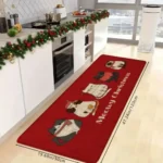 VIKAMA Cartoon Waterproof Door Mat for Home & Travel Use - Image 3